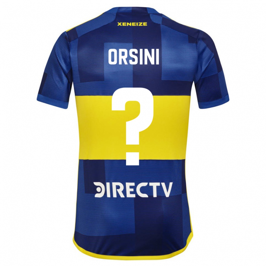 Homem Camisola Nicolas Orsini #0 Azul Escuro Amarelo Principal 2023/24 Camisa Brasil