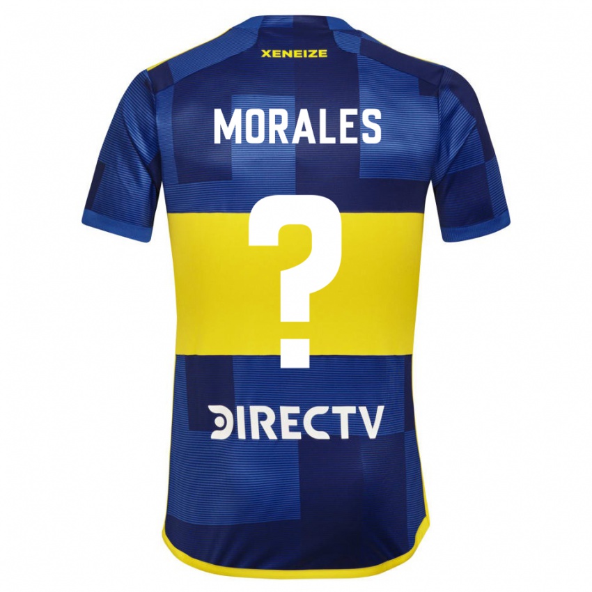 Homem Camisola Gonzalo Morales #0 Azul Escuro Amarelo Principal 2023/24 Camisa Brasil