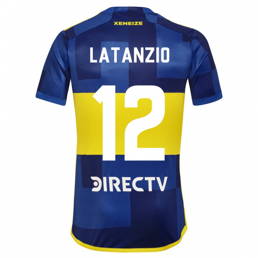 Homem Camisola Florencia Latanzio #12 Azul Escuro Amarelo Principal 2023/24 Camisa Brasil