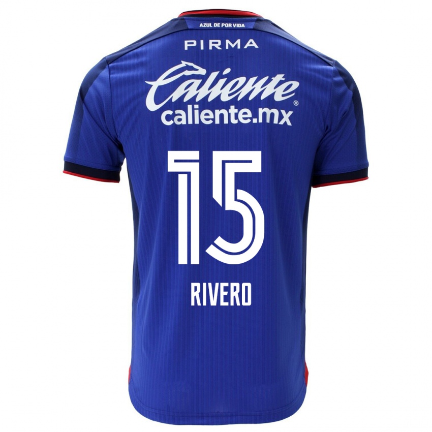 Homem Camisola Ignacio Rivero #15 Azul Principal 2023/24 Camisa Brasil