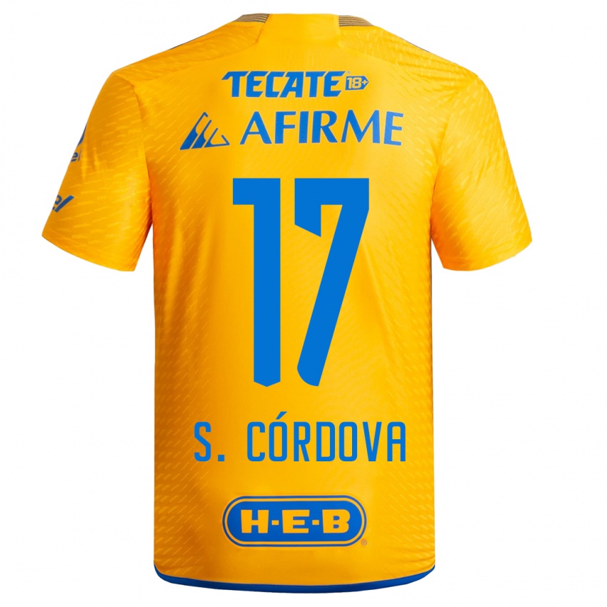 Homem Camisola Sebastian Cordova #17 Amarelo Principal 2023/24 Camisa Brasil