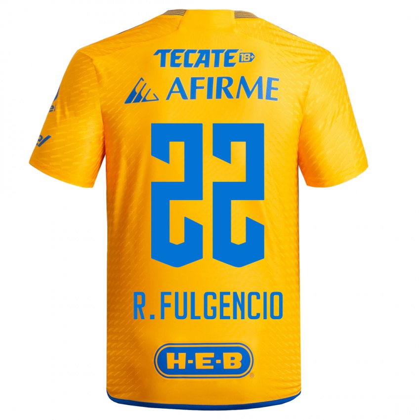 Homem Camisola Raymundo Fulgencio #22 Amarelo Principal 2023/24 Camisa Brasil