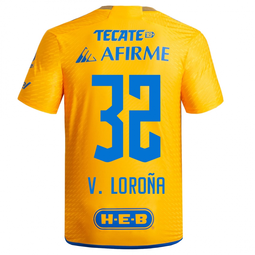 Homem Camisola Vladimir Lorona #32 Amarelo Principal 2023/24 Camisa Brasil