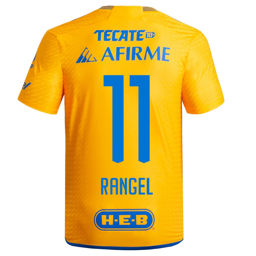 Homem Camisola Nayeli Rangel #11 Amarelo Principal 2023/24 Camisa Brasil