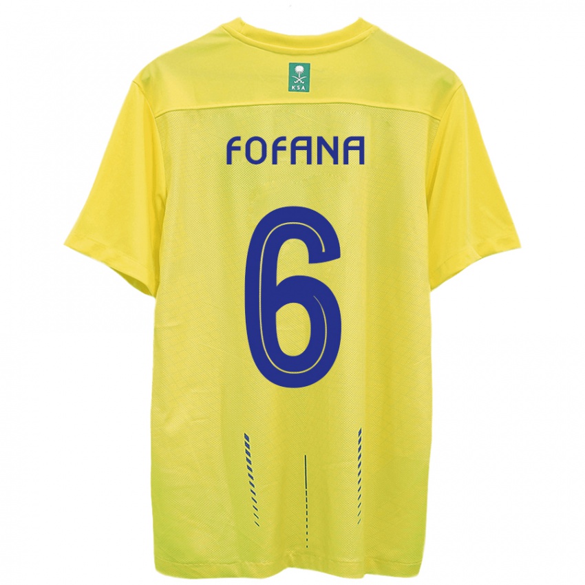 Homem Camisola Seko Fofana #6 Amarelo Principal 2023/24 Camisa Brasil