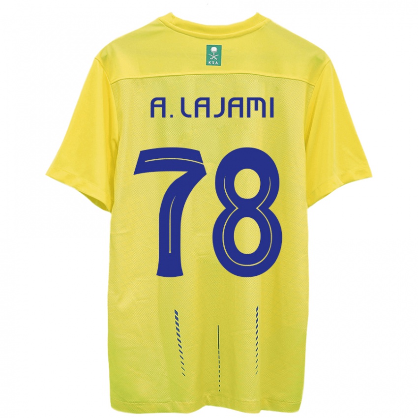 Homem Camisola Ali Lajami #78 Amarelo Principal 2023/24 Camisa Brasil