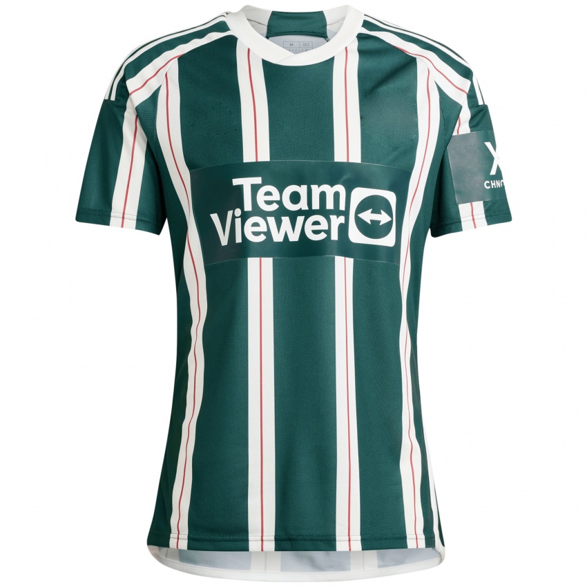 Homem Camisola Donny Van De Beek #34 Verde Escuro Alternativa 2023/24  Camisa Brasil