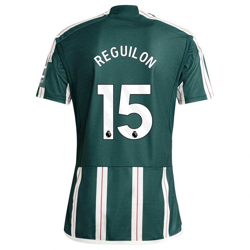 Homem Camisola Sergio Reguilon #15 Verde Escuro Alternativa 2023/24 Camisa Brasil