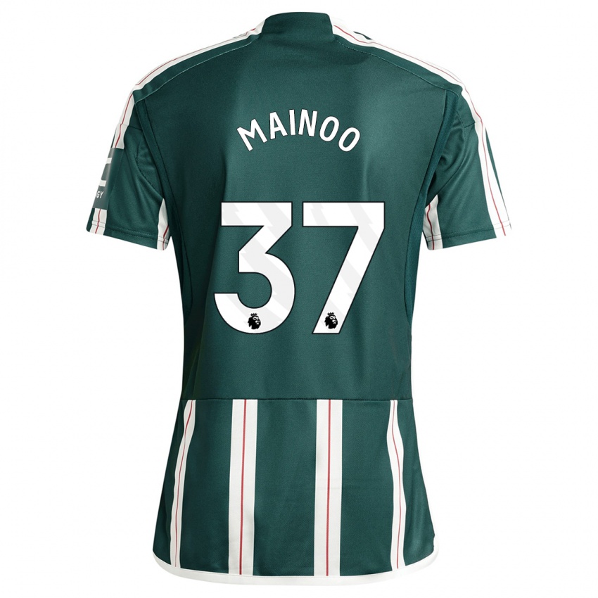 Homem Camisola Kobbie Mainoo #37 Verde Escuro Alternativa 2023/24 Camisa Brasil