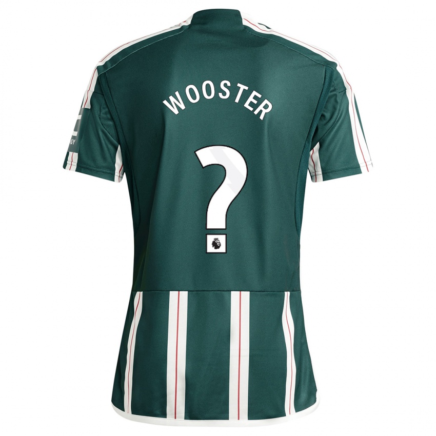 Homem Camisola Tom Wooster #0 Verde Escuro Alternativa 2023/24 Camisa Brasil