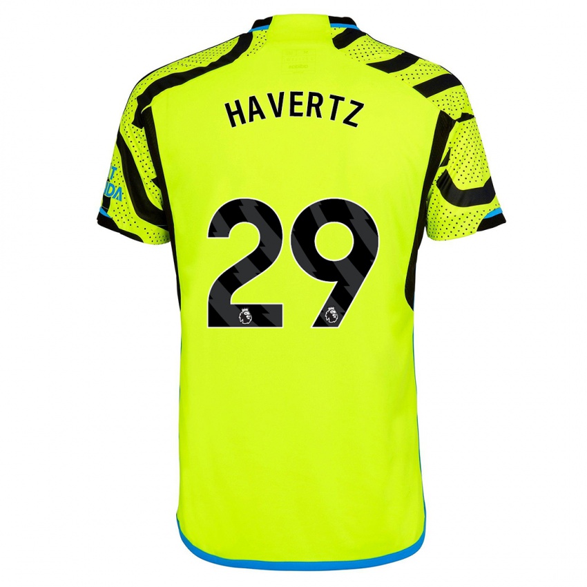 Homem Camisola Kai Havertz #29 Amarelo Alternativa 2023/24 Camisa Brasil