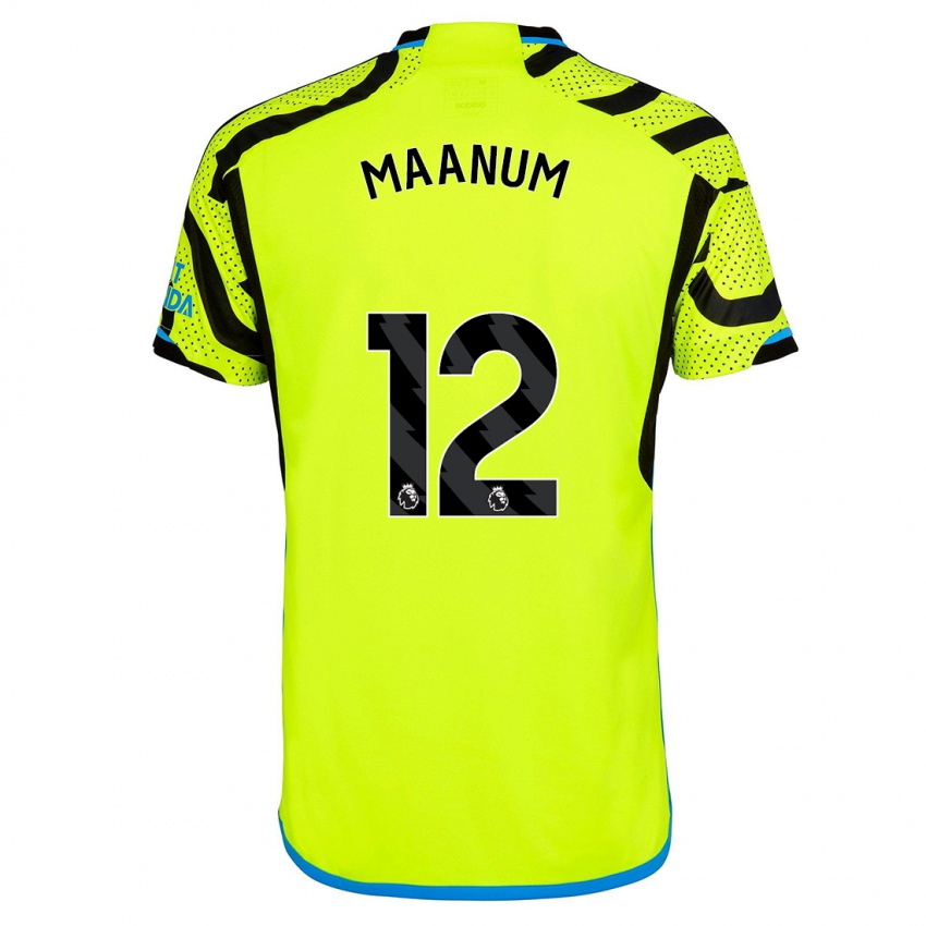 Homem Camisola Frida Maanum #12 Amarelo Alternativa 2023/24 Camisa Brasil