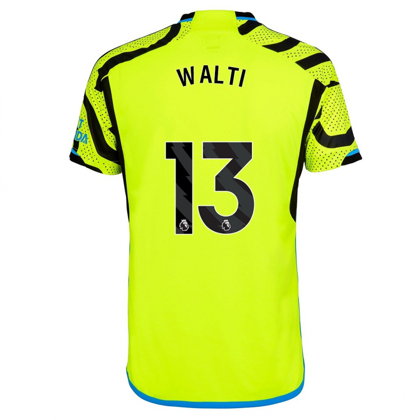 Homem Camisola Lia Walti #13 Amarelo Alternativa 2023/24 Camisa Brasil