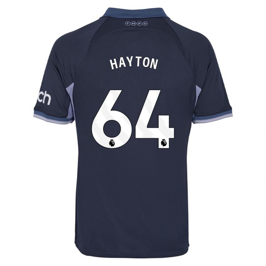Homem Camisola Adam Hayton #64 Azul Escuro Alternativa 2023/24 Camisa Brasil