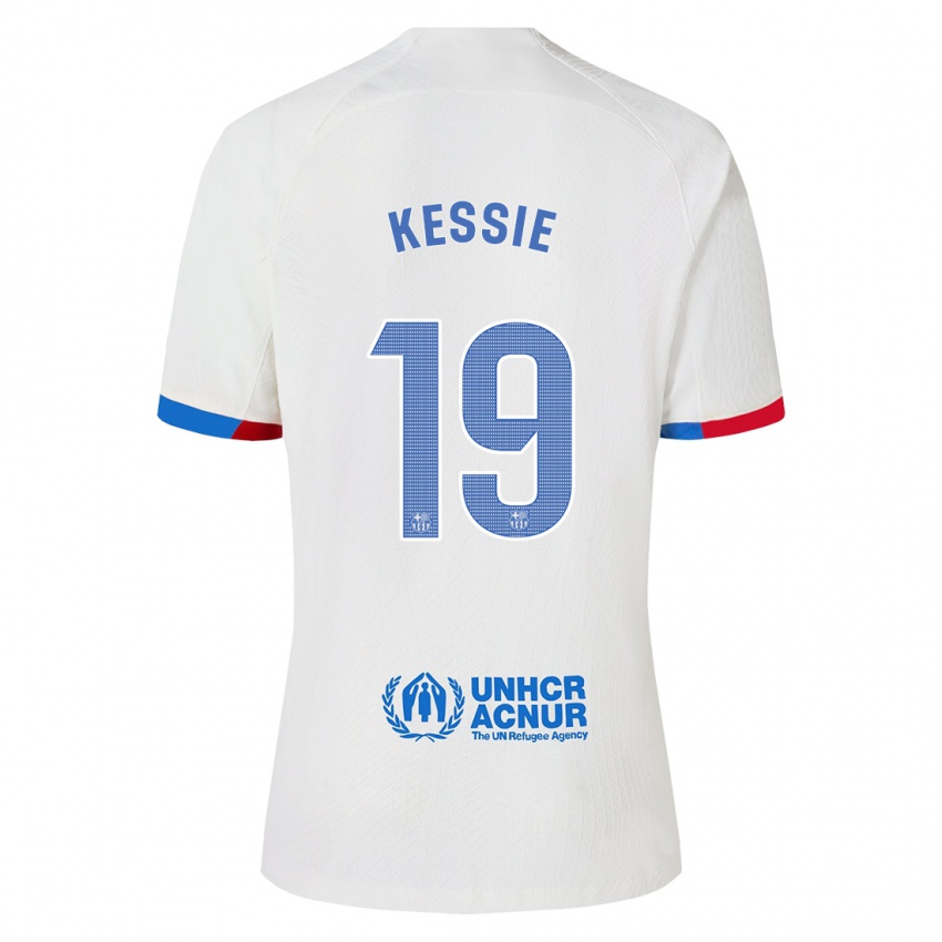 Homem Camisola Franck Kessie #19 Branco Alternativa 2023/24 Camisa Brasil