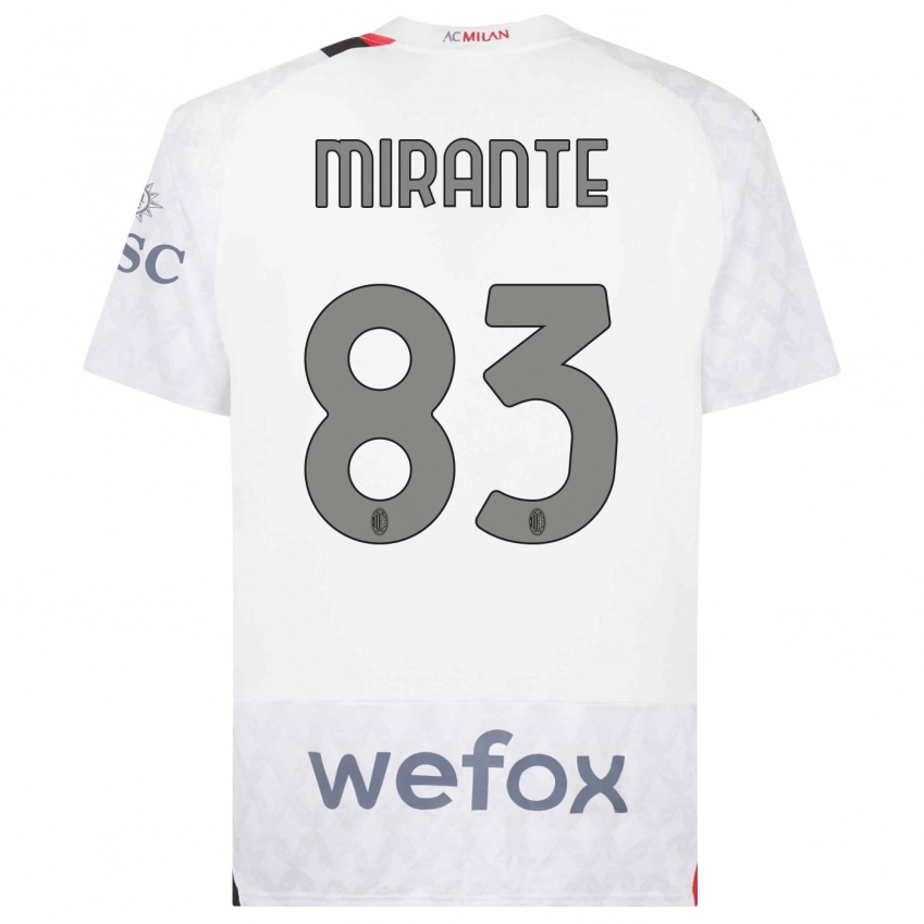 Homem Camisola Antonio Mirante #83 Branco Alternativa 2023/24 Camisa Brasil