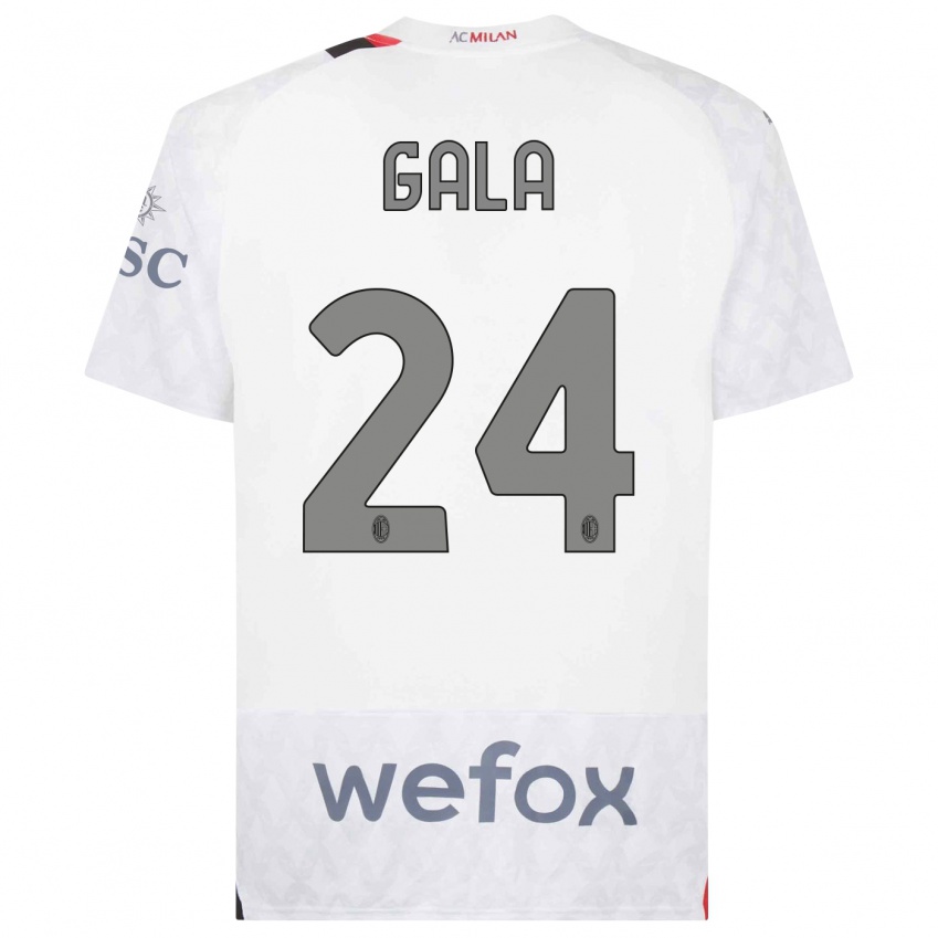 Homem Camisola Antonio Gala #24 Branco Alternativa 2023/24 Camisa Brasil