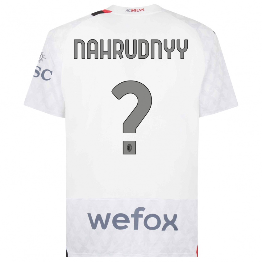 Homem Camisola Vladislav Nahrudnyy #0 Branco Alternativa 2023/24 Camisa Brasil