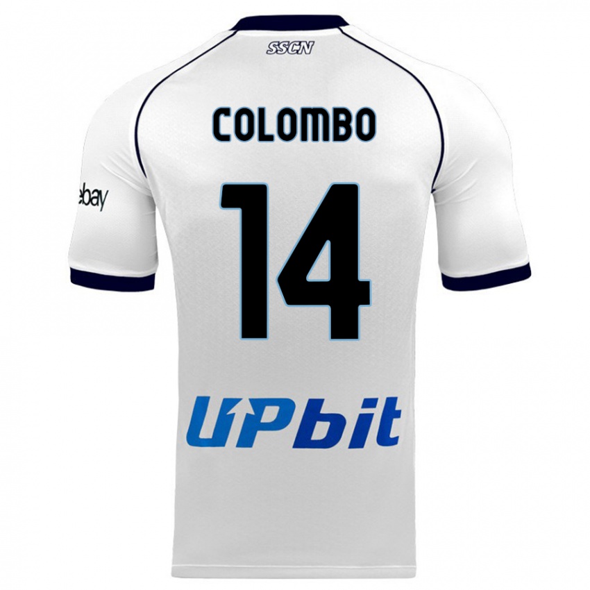 Homem Camisola Sofia Colombo #14 Branco Alternativa 2023/24 Camisa Brasil
