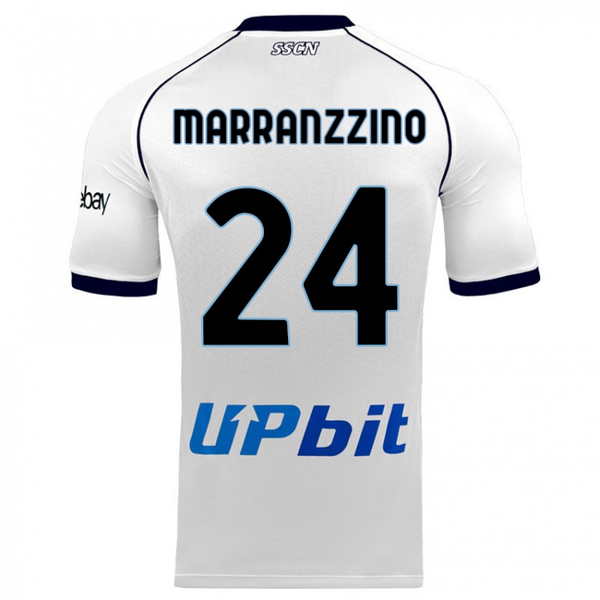 Homem Camisola Pasquale Marranzzino #24 Branco Alternativa 2023/24 Camisa Brasil