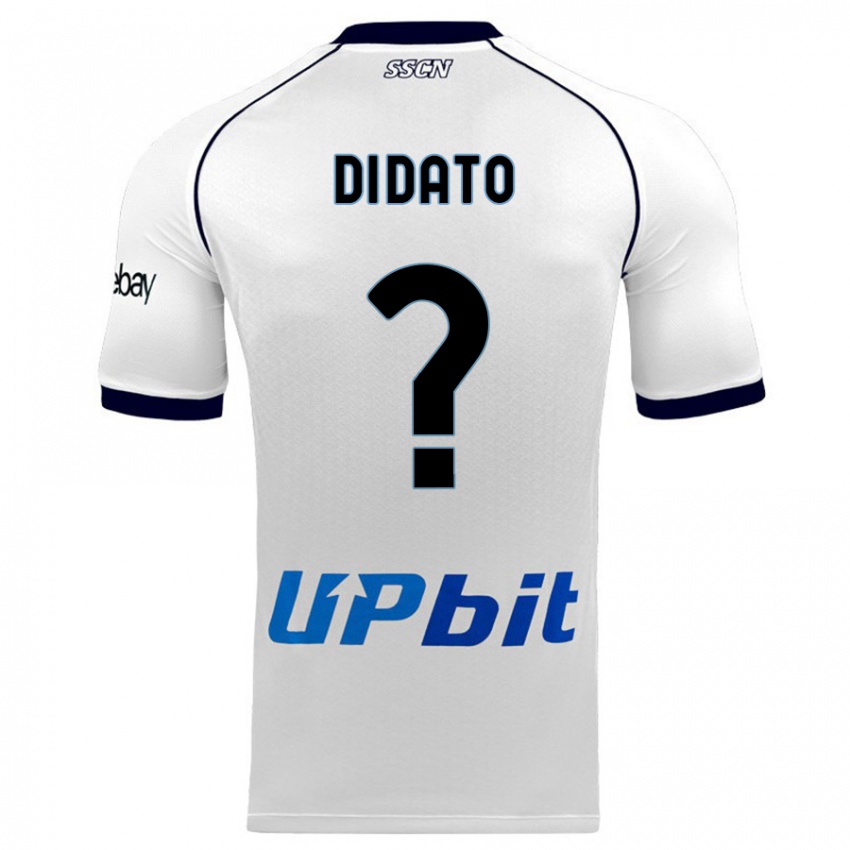 Homem Camisola Vincenzo Di Dato #0 Branco Alternativa 2023/24 Camisa Brasil
