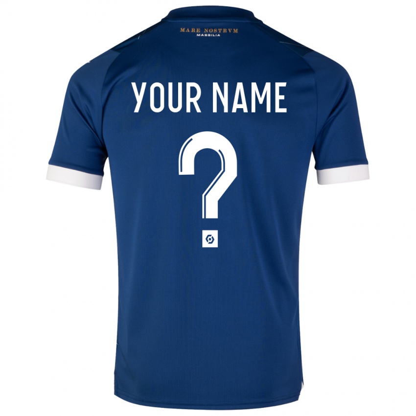 Homem Camisola Seu Nome #0 Azul Escuro Alternativa 2023/24 Camisa Brasil