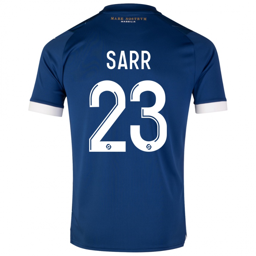 Homem Camisola Ismaila Sarr #23 Azul Escuro Alternativa 2023/24 Camisa Brasil