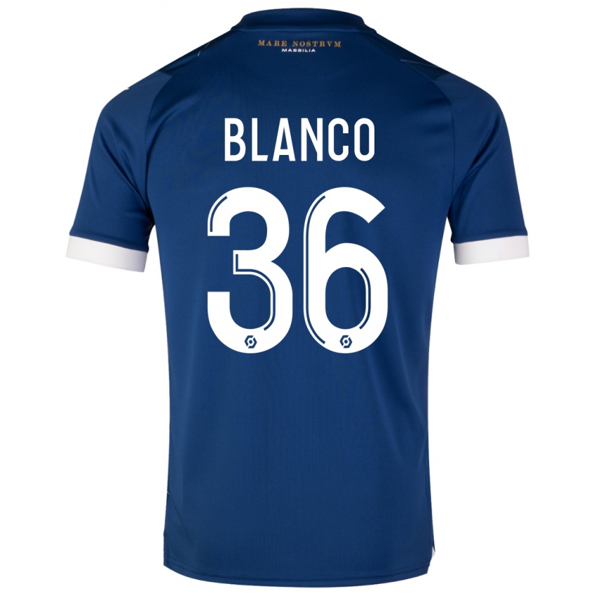 Homem Camisola Ruben Blanco #36 Azul Escuro Alternativa 2023/24 Camisa Brasil