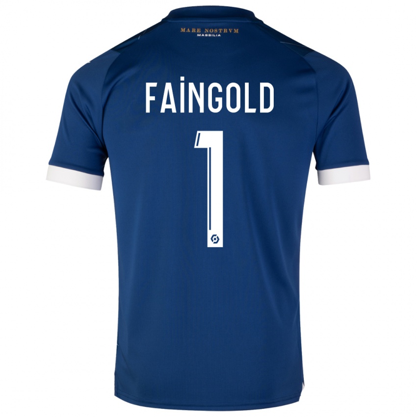 Homem Camisola Abbie Faingold #1 Azul Escuro Alternativa 2023/24 Camisa Brasil