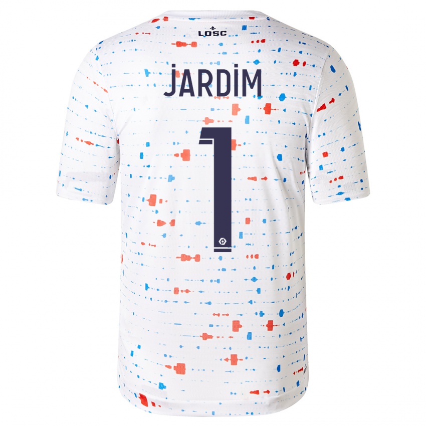 Homem Camisola Leo Jardim #1 Branco Alternativa 2023/24 Camisa Brasil