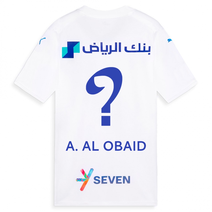 Homem Camisola Abdulrahman Al-Obaid #0 Branco Alternativa 2023/24 Camisa Brasil