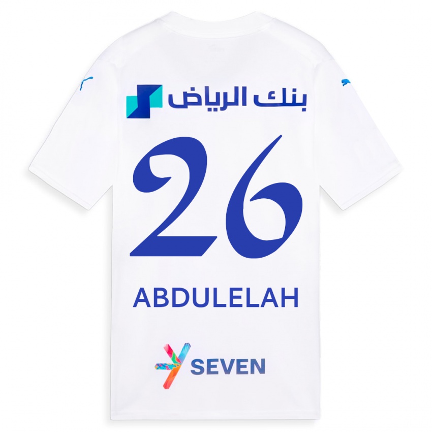Homem Camisola Abdulelah Al-Malki #26 Branco Alternativa 2023/24 Camisa Brasil