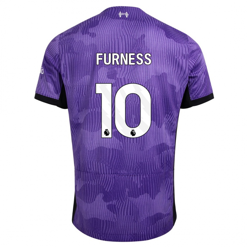Homem Camisola Rachel Furness #10 Roxo Terceiro 2023/24 Camisa Brasil