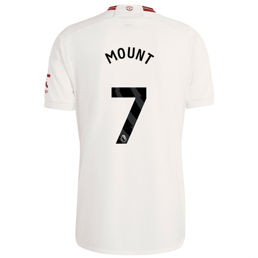Homem Camisola Mason Mount #7 Branco Terceiro 2023/24 Camisa Brasil