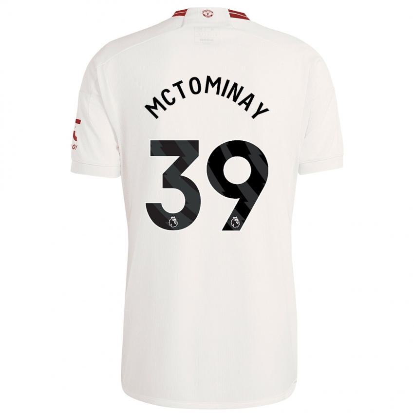 Homem Camisola Scott Mctominay #39 Branco Terceiro 2023/24 Camisa Brasil
