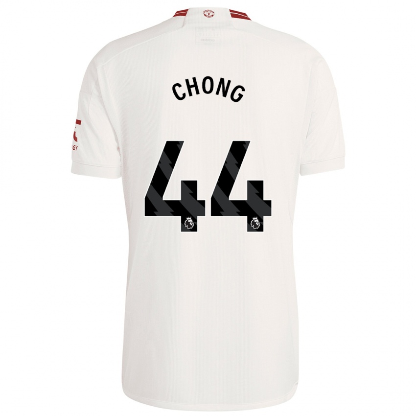 Homem Camisola Tahith Chong #44 Branco Terceiro 2023/24 Camisa Brasil