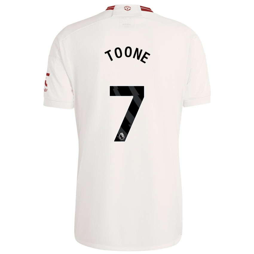 Homem Camisola Ella Toone #7 Branco Terceiro 2023/24 Camisa Brasil