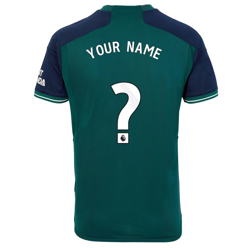 Homem Camisola Seu Nome #0 Verde Terceiro 2023/24 Camisa Brasil