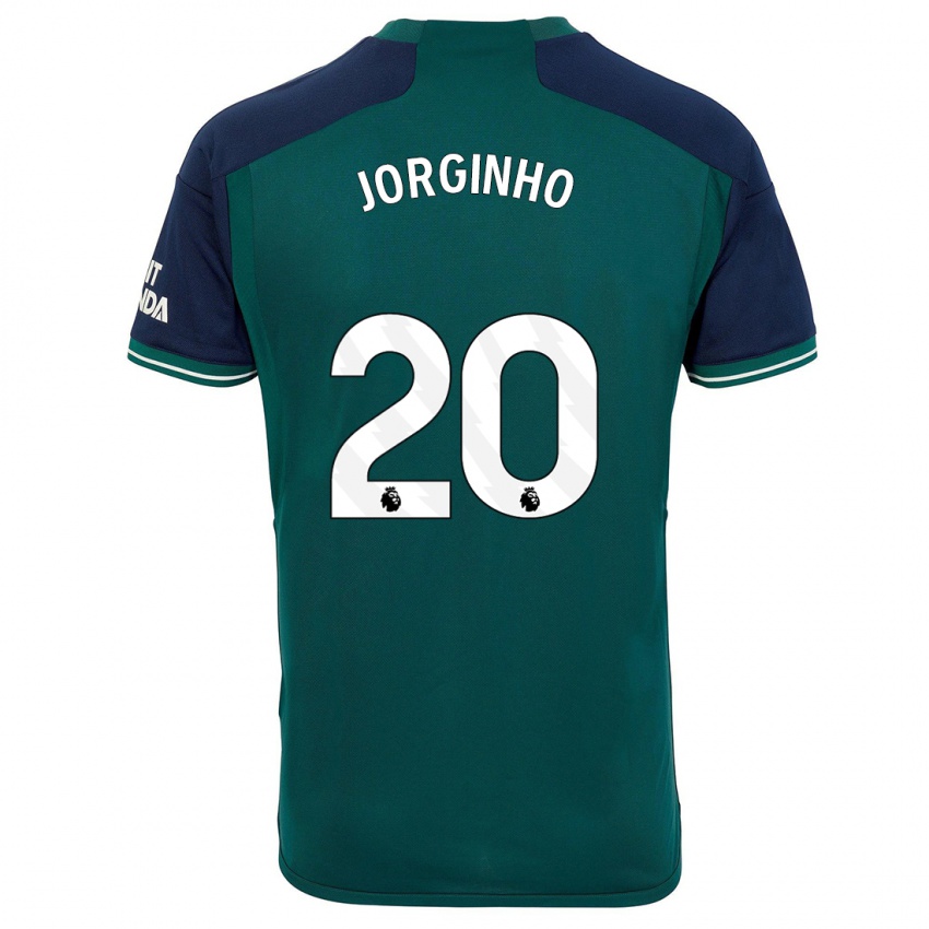 Homem Camisola Jorginho #20 Verde Terceiro 2023/24 Camisa Brasil