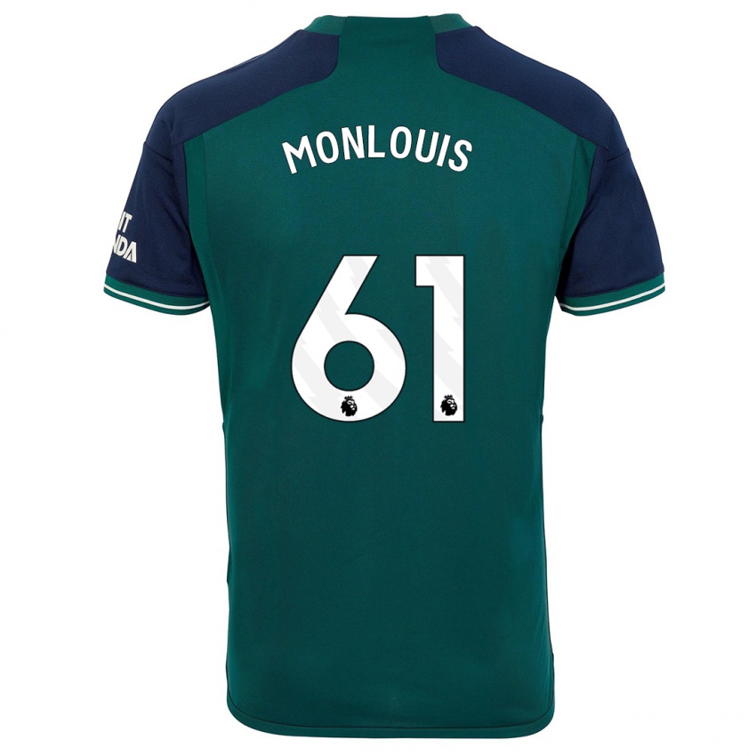 Homem Camisola Zane Monlouis #61 Verde Terceiro 2023/24 Camisa Brasil