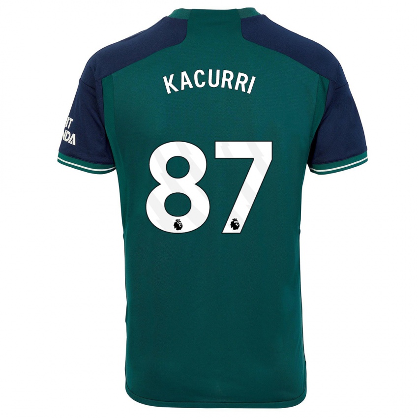 Homem Camisola Maldini Kacurri #87 Verde Terceiro 2023/24 Camisa Brasil
