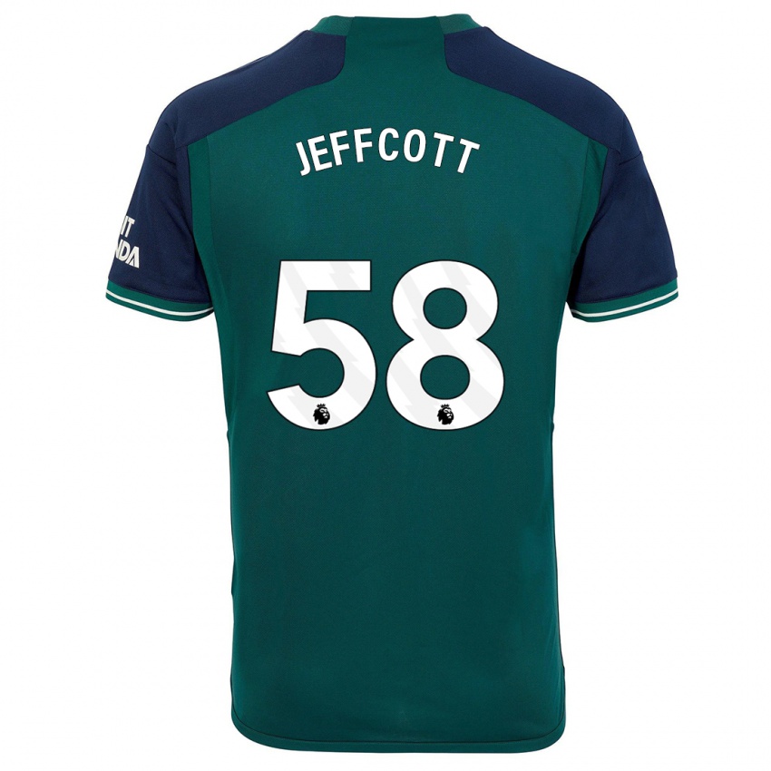 Homem Camisola Henry Jeffcott #58 Verde Terceiro 2023/24 Camisa Brasil