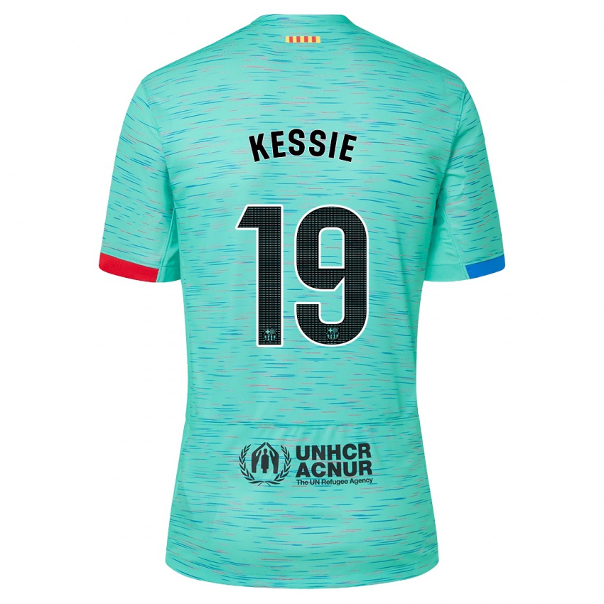 Homem Camisola Franck Kessie #19 Água Clara Terceiro 2023/24 Camisa Brasil