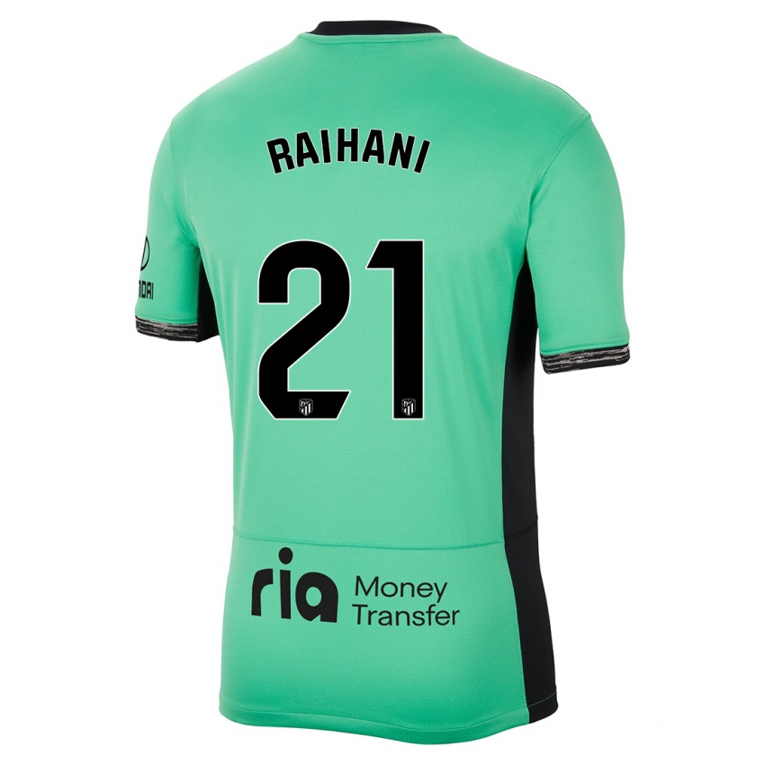 Homem Camisola Abde Raihani #21 Primavera Verde Terceiro 2023/24 Camisa Brasil