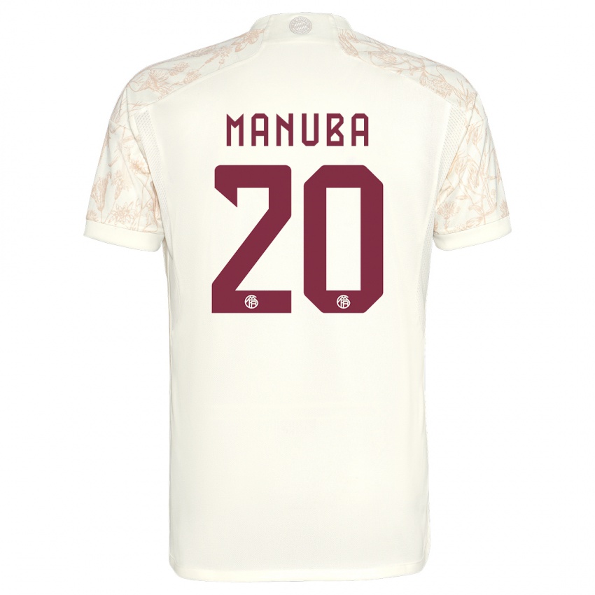 Homem Camisola Vincent Manuba #20 Off White Terceiro 2023/24 Camisa Brasil