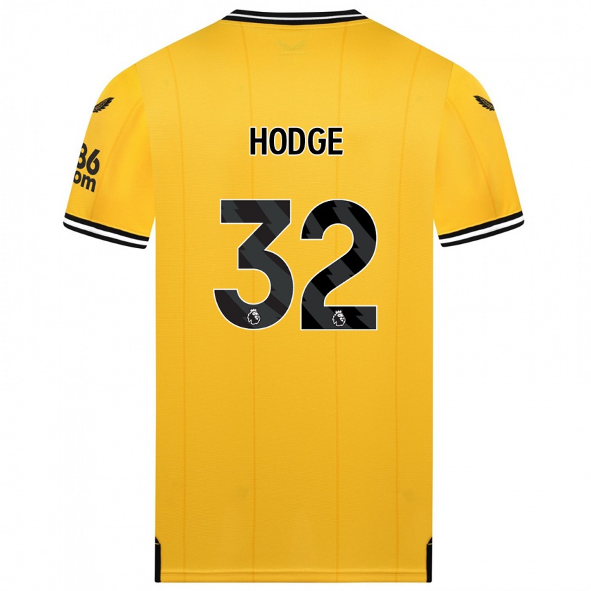 Mulher Camisola Joe Hodge #32 Amarelo Principal 2023/24 Camisa Brasil
