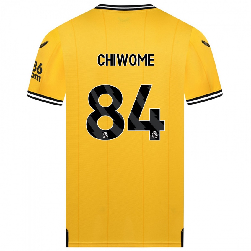 Mulher Camisola Leon Chiwome #84 Amarelo Principal 2023/24 Camisa Brasil