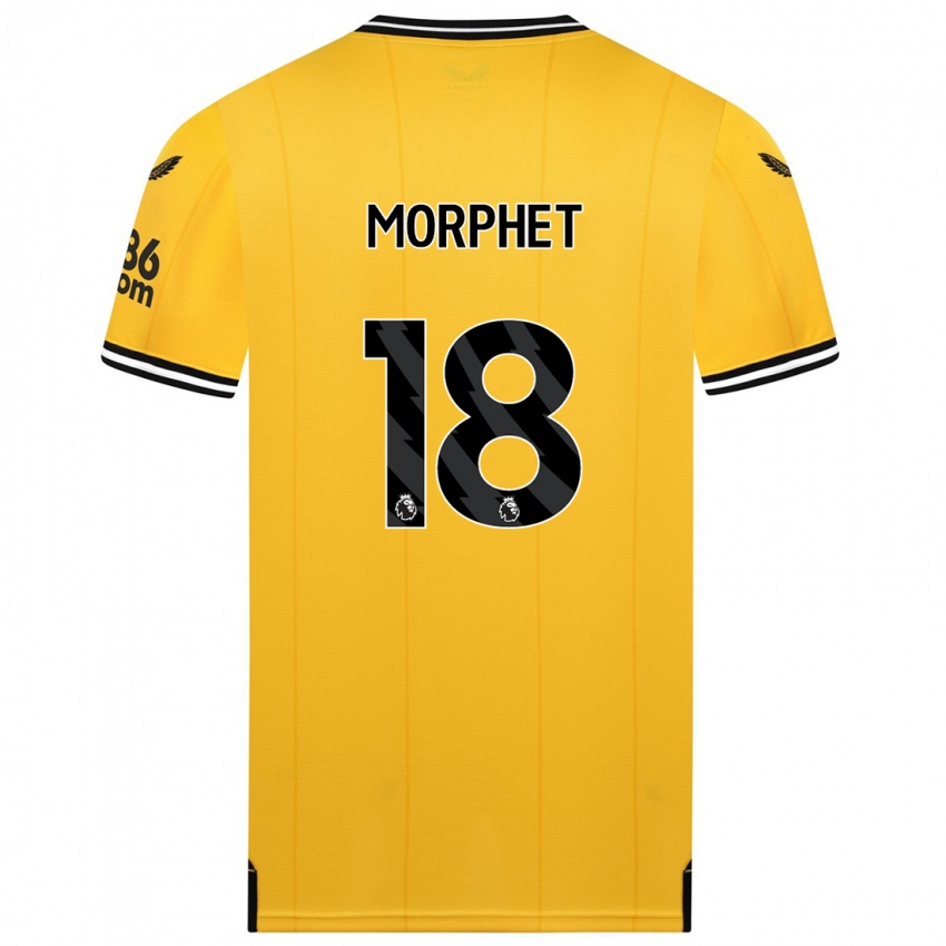 Mulher Camisola Anna Morphet #18 Amarelo Principal 2023/24 Camisa Brasil