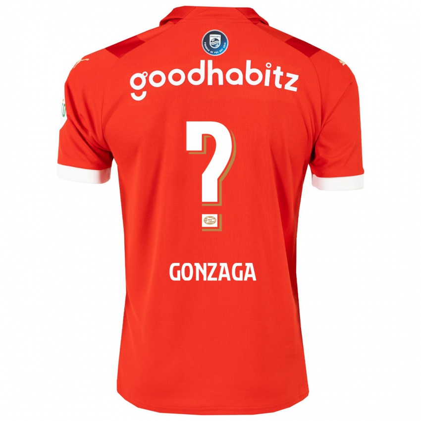 Mulher Camisola Jamal Gonzaga #0 Vermelho Principal 2023/24 Camisa Brasil