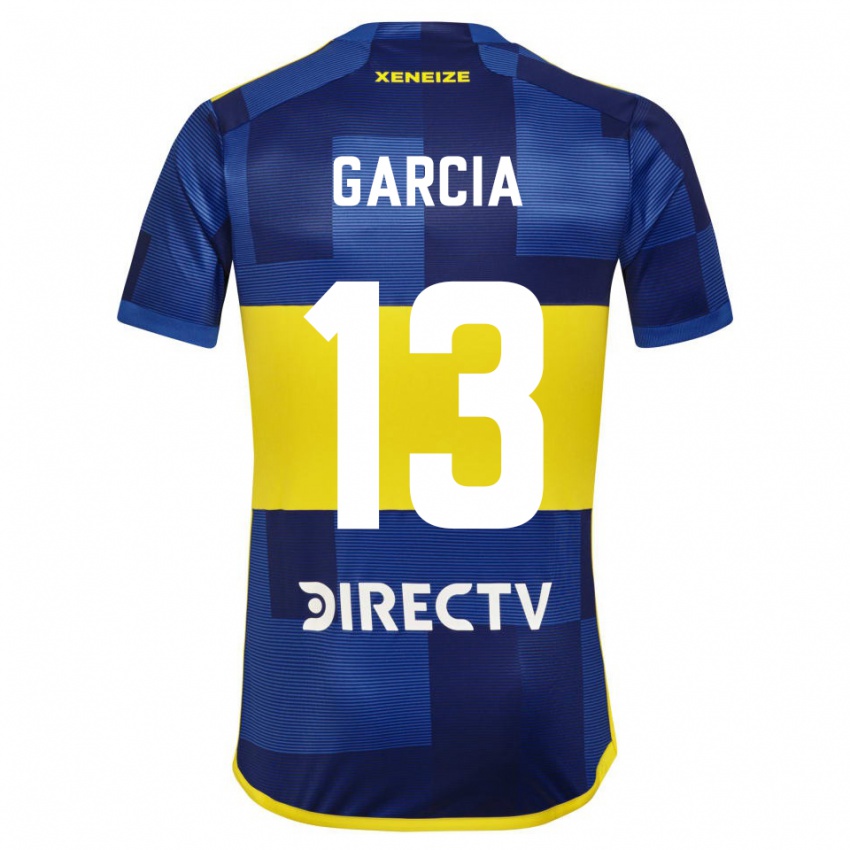Mulher Camisola Javier Garcia #13 Azul Escuro Amarelo Principal 2023/24 Camisa Brasil
